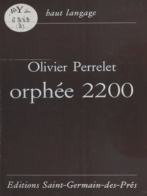 cover image of Orphée 2200